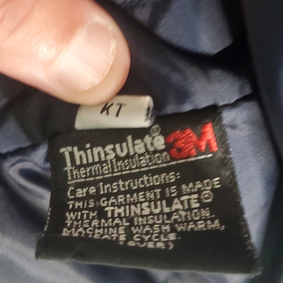 London Fog Womens Jacket Coat Multicolor Navy Plaid Snap Mock Neck Pockets Sz 0X - Picture 9 of 11